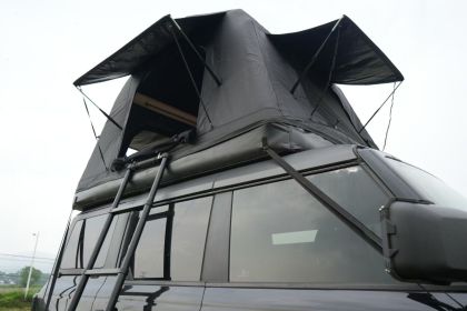 Foldable 2-3 People Amphibious Inflatable Car Roof Top Tent for camping Outdoor Glamping Camping Tent for SUV (Color: as Pic)